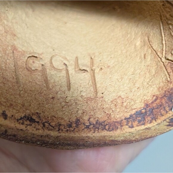 Vintage 1994 Kampa clay angel figurine collectible handmade artistic knick-knack - Picture 5 of 10